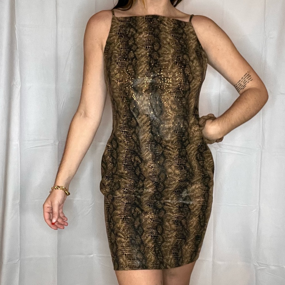 Snakeskin dress